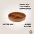 Mikk-Line Silicone Plate Tableware Brown sugar